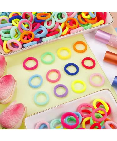 Tonyg-P 200 Mini Elastic Hair Ties - Multi-Colored Ponytail Holders & Baby Hair Accessories for Girls - Buy Online on GoSupps.com
