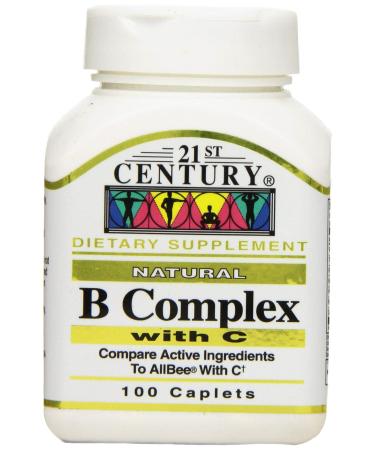 21st Century B Complex Plus Vitamin C 100 Tablets