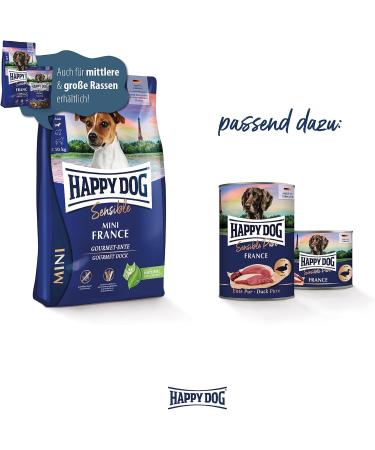 Happy Dog Sensible Mini France 800g - Premium Dog Food for Small Breeds Best Quality & Fast International Shipping - Buy Online on GoSupps.com