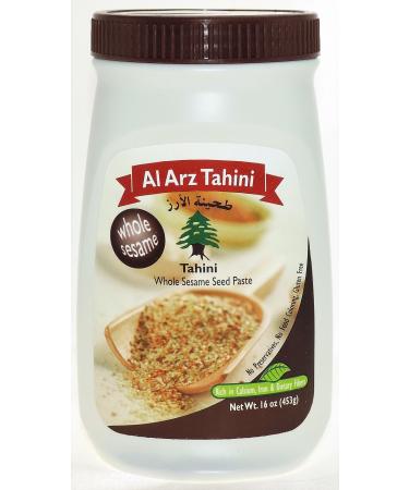 Al Arz Tahini, Whole Sesame, 16 Ounces