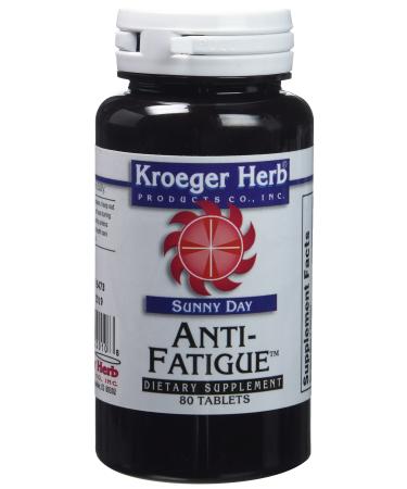 Kroeger Herb Co Sunny Day Anti-Fatigue 80 Tablets