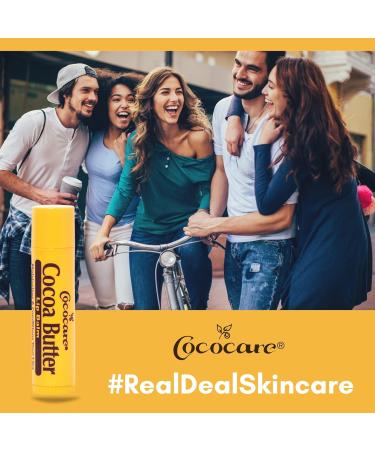 Cococare Cocoa Butter Lip Balm 0.15 Oz - Pack of 5 | Moisturizing Lip Care Set - Buy Online on GoSupps.com