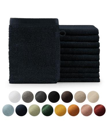Blumtal - Wash Mitt - Pack of 10 Cotton Wash Mitts - Dark Blue Wash Mitt - Oeko-TEX® Certified