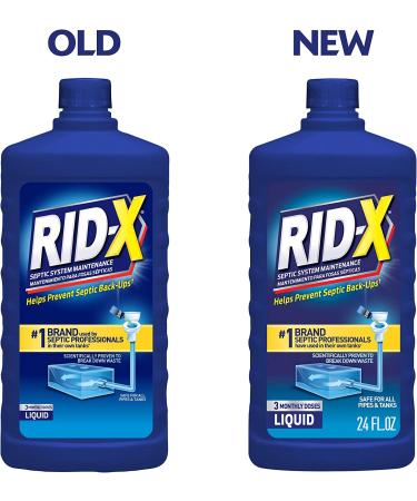 RID-X Septic Treatment 3-Month Supply Liquid - 24 fl oz - Buy Online on GoSupps.com