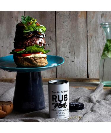Cape Herb & Spice Rub Mediterranean Roasts Seasoning 100g - Natural Ingredients - 1 Tin - Buy Online on GoSupps.com