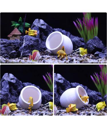 VOCOSTE Aquarium Hideaway Rock Cave White 3.19x3.11x3.11 Inches - Buy Online on GoSupps.com