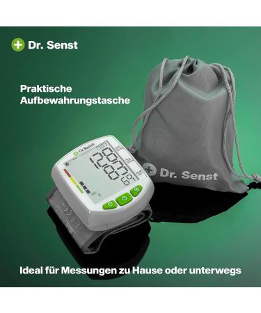 Dr.Senst BP880W Wrist Blood Pressure Monitor - Automatic Meter with Arrhythmia Detection 2 User Memory & 120 Readings - International Shipping Available - Buy Online on GoSupps.com