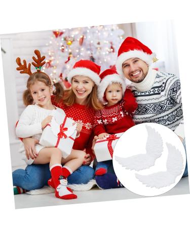 COHEALI 12 Pcs Christmas Centerpieces Plastic Angel Wings Diy Angel Wings Accessories Bottle Blowing Variety White 5x2pcs 18x14cmx2pcs - Buy Online on GoSupps.com
