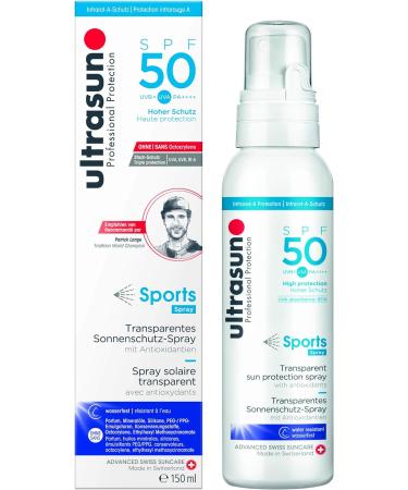 ultrasun Sports Spray SPF50 150 ml SPF 50 - Buy Online on GoSupps.com