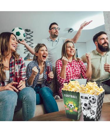 12-Piece Football Gift Box | Snack Bags Popcorn & Sweets for Birthdays Film Nights Carnivals & Weddings - Buy Online on GoSupps.com
