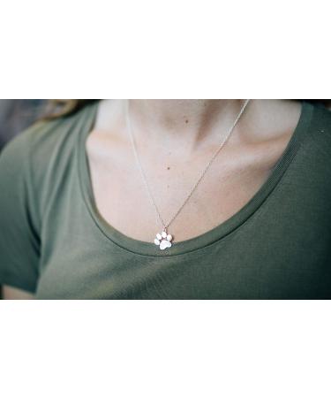 Rosa Vila Paw Print Necklace Paw Necklace Dog Necklace Dog Jewelry for Women Dog Paw Necklace Dog Pendant Dog Necklaces for Women Gold Tone - Buy Online on GoSupps.com