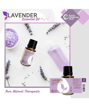 Buy Rocky Mountain Oils Purify Lavender Essential Oil - Organic Diffuser Oil for Aromatherapy | Frankincense & Sage Blend | Perfect for Spa Hotel & Sleep - Buy Online on GoSupps.com