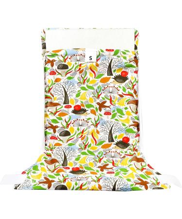 Petit Lulu Spreader Pants for Wide Diapering - Size M (5-9 kg) - Velcro - Autumn Hedgies - International Shipping Available - Buy Online on GoSupps.com