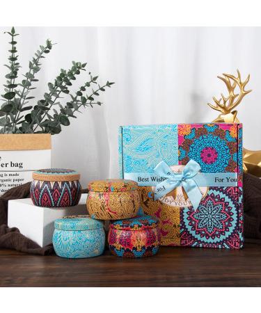 Buy Ttrwin 4er Fragrance Candle Gift Set - Lemon Lavender Cowardly Rose | Natural Soy Wax | 100% Eco-Friendly | 30 Hours Burn Time | Perfect Gifts for Mother Grandmother Woman Friend | International Shipping - Buy Online on GoSupps.com