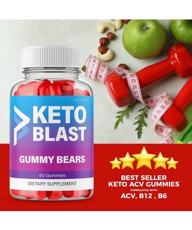Ketosis Blast Gummies 800mg - Shark Tank Approved Weight Loss Gummy Bears (60 Gummies) - Buy Online on GoSupps.com