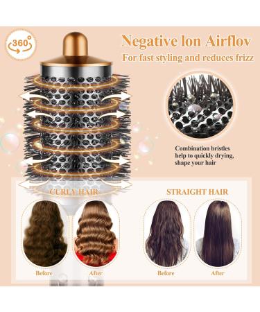 YTCHYYSK Large Round Volumizing Brush Attachment for Dyson Airwrap - Bigger Oval Brush for Fluffing and Volumizing Hair - Buy Online on GoSupps.com