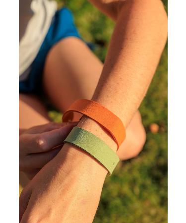 12 Pack Mosquito Guard Repellent Bands - Natural Citronella & Lemongrass Oil, DEET Free - Buy Online on GoSupps.com