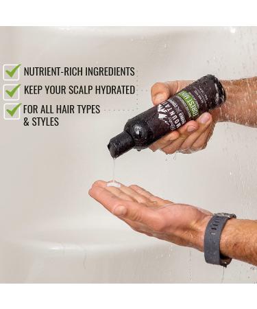 Rocky Mountain Barber Co. Men's Conditioner - Tea Tree Oil & Peppermint - 8oz - Buy Online on GoSupps.com