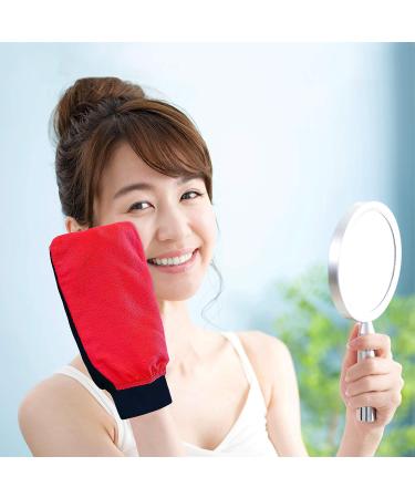 Luxury Exfoliating Mitt for Smooth, Flawless Skin | Premium Scrubbing Glove | Removes Self Tan Easily | Bath & Spa Body Scrub Glove - Buy Online on GoSupps.com