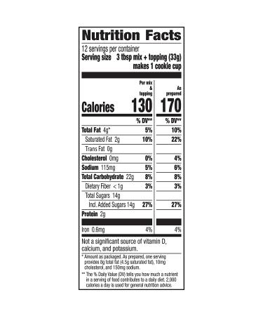 Betty Crocker Peanut Butter Fudge Cookie Cups 14 oz - Delicious and Decadent Treat - Buy Online on GoSupps.com