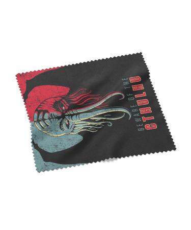 Urban Backwoods Beware Of The Cthulhu Microfiber Cloth Glasses Cleaning Cloth