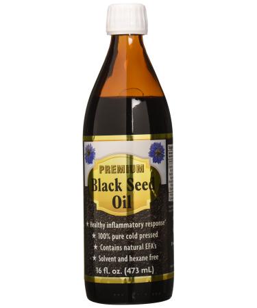 BIO NUTRITION INC. Black Seed Oil, 0.02 Pound 16 Fl Oz (Pack of 1)