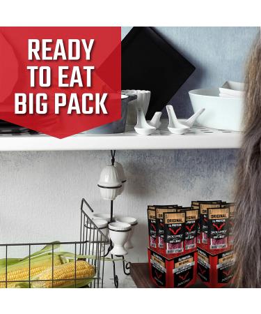 Jack Link's Premium Beef Jerky Strips - Original Flavor, 11g Protein, 1g Carbs, 1oz (Pack of 12) - Buy Online on GoSupps.com