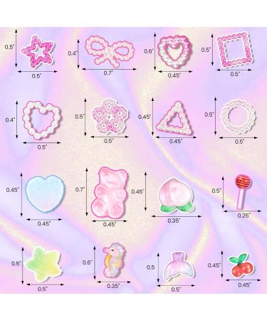 Namifin 3D Bear Nail Charms Bulk - Kawaii Lollipops Fruits Cherries & More | Cute Nail Art Accessories for DIY | International Shipping - Buy Online on GoSupps.com