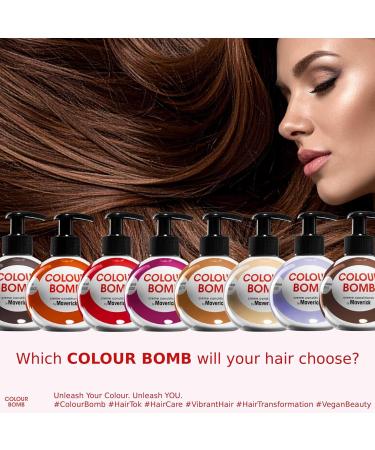 Colour Bomb - Apr s-shampoing colorant 250 ml brillance et clat intenses lissant et nourrissant sans m lange v gan sans ammoniaque ni peroxyde (Deep Chestnut) - Buy Online on GoSupps.com