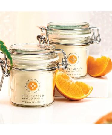 St Clement's Whipped Body Butter | Moisturising & Nourishing | Enriched With Shea Butter & Coconut Oil | Anti-Ageing & Anti-Inflammatory | Edinburgh Skin Care Company - Buy Online on GoSupps.com