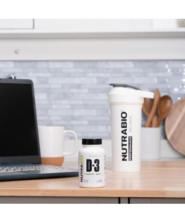 NutraBio Vitamin D (2000 IU) Immune Support - 90 Vegetable Capsules - Buy Online on GoSupps.com