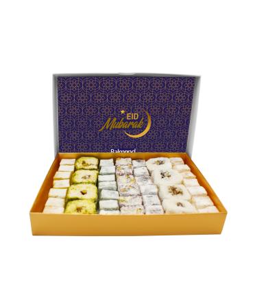 Balmond Premium Turkish Delight - 680g Gourmet Assortment Halal Gluten free Vegan Vegetarian Ramadan Eid