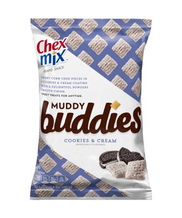 Chex Mix Muddy Buddies Cookies & Cream Snack Mix 10.5 oz. Bag - Pack of 2