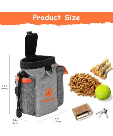Kissleaf Dog Treats for Training | Clicker Training Bags with Fecal Dispenser | Perfect for Pet Obedience & Reward - Buy Online on GoSupps.com