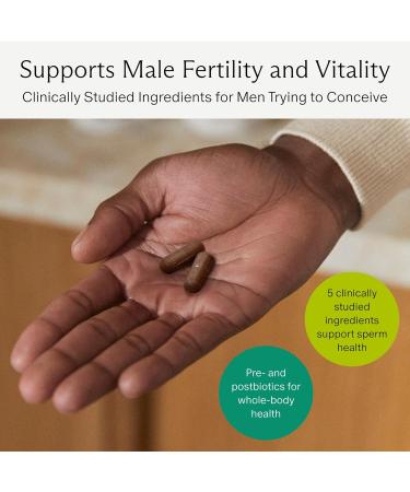 Needed. Sperm Support - Fertility Supplements for Men - Clinically Studied Botanical Ingredients for A Whole Body Approach to Male Fertility - Prenatal Vitamins - 60 Capsules 30 Day Supply - Buy Online on GoSupps.com