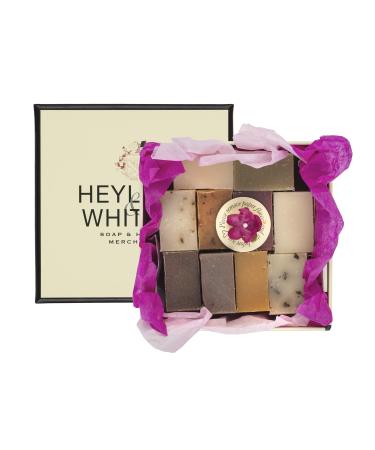 Heyland and Whittle Small Gift Box with 10 Guest Size Natural Soaps