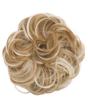 CAISHA by PRETTYSHOP Messy Scrunchie Bun Voluminous Wavy Hairpiece Heat-resistant Synthetic Fibres Strawberry Blonde Mix G36A strawberry blonde mix #26H613 G36A - Buy Online on GoSupps.com