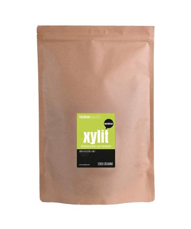 WOUTH - The real birch sugar from Finland 1000g |Sugar replacement for healthy eating |Vegan and vegetarian |Cooking and baking gluten -free |Versatile food for low -calorie recipes