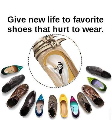 Foots Love Plantar Fasciitis Gel Support Inserts - Relief for Flat Feet, High Arch, Metatarsal Pain - Men and Women Orthotics - Tan - Buy Online on GoSupps.com