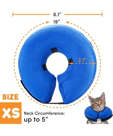 BENCMATE Inflatable Pet Recovery Collar - Soft E-Collar for Dogs & Cats | Vision-Friendly & Comfortable - Buy Online on GoSupps.com