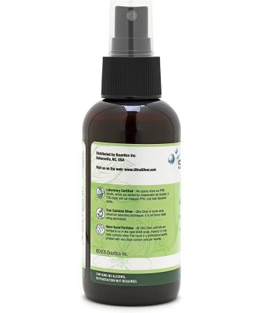 Ultra Silver Colloidal Silver 500 PPM 4oz Fine Mist Spray - Pure and Potent Solution - Buy Online on GoSupps.com