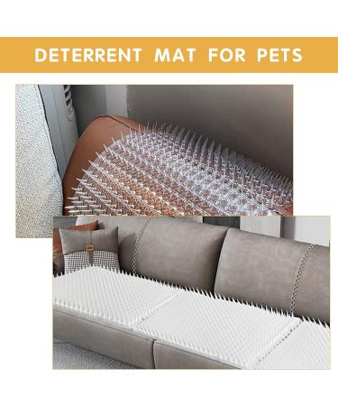 12 Pack Aemygo Cat Repellent Outdoor Scat Mat with Spikes - Deter Cats and Dogs - Keep Garden, Kitchen, and Furniture Protected - 16 x 13 in - Buy Online on GoSupps.com