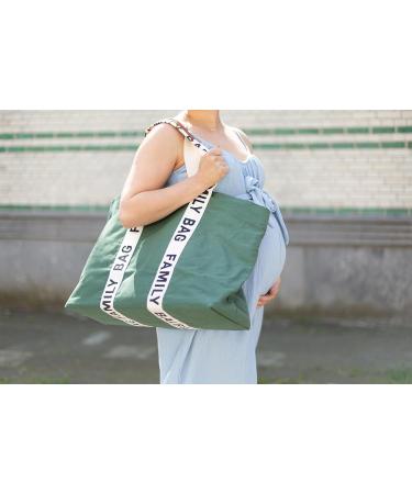 CHILDHOME Family Bag Changing Bag Travel/Weekend Bag Large Capacity Detachable Pouch Included Green Signature Collection - Buy Online on GoSupps.com