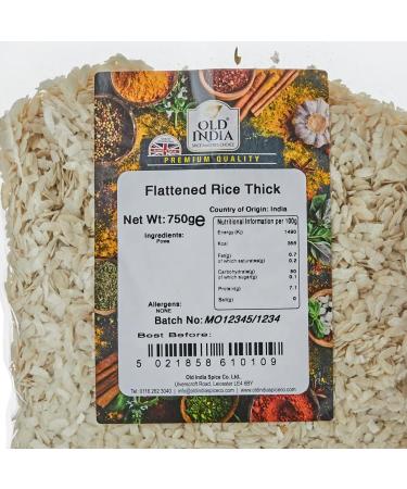 Old India Flattened Rice Thick 750g - Premium Quality Rice Flakes - Buy Online on GoSupps.com