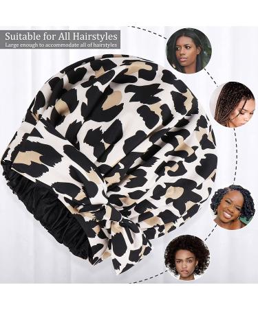 Extra Large Satin & Silk Bonnet for Women | Ideal for Curly Hair, Braids & Sleeping | Coffee Color - Buy Online on GoSupps.com