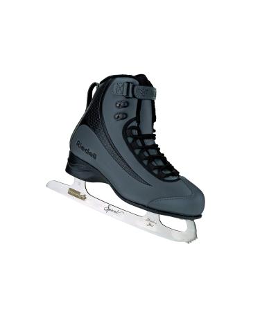 Riedell Skates - Soar Adult Ice Skates- Recreational Soft Beginner Figure Ice Skates Onyx 4