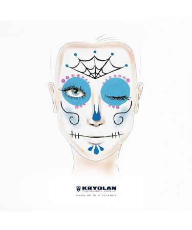 Kryolan Pintura Water Color Schminke 25ml - Purple Washable Vegan Perfume-Free & Gluten-Free - Perfect for Kids Parties Carnival & Halloween - Buy Online on GoSupps.com