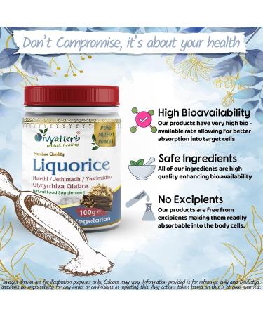 Liquorice Root Powder (Yastimadhu - Mulethi - Jethimadh) - Buy Online on GoSupps.com
