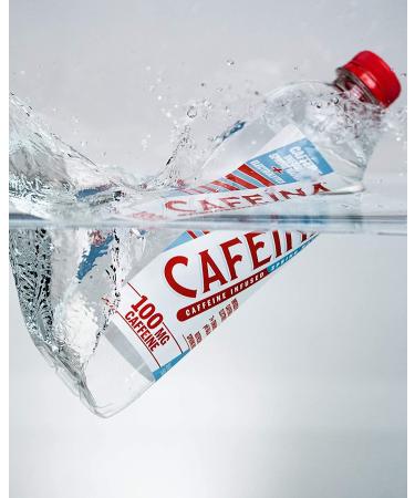 Cafeina Caffeinated Spring Water (12 Pack) | 100mg Caffeine, Electrolytes, 7+ pH Balanced | Natural Energy Boost | Ultra Hydrating | Keto Friendly | Kosher | Pre-Workout & Post-Workout | Unflavored 16.9 Fl Oz (Pack of 12) - Buy Online on GoSupps.com