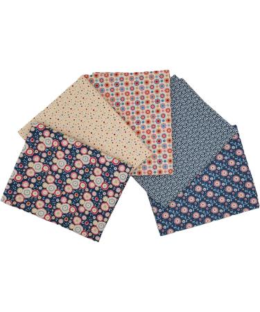 iNee Candy Bloom Fat Quarters Fabric Bundles - 18 x 22 Inches - Quilting & Sewing Precut Cotton Fabric - Buy Online on GoSupps.com